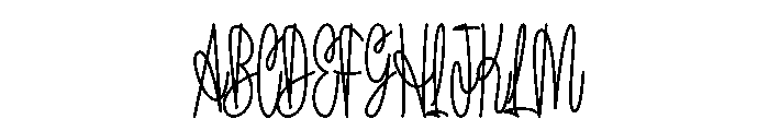 Mazera Font UPPERCASE