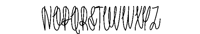 Mazera Font UPPERCASE
