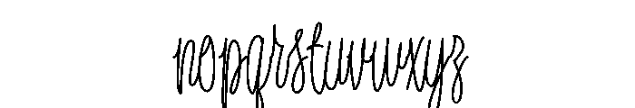Mazera Font LOWERCASE