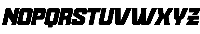 Mazestic-BlackItalic Font UPPERCASE