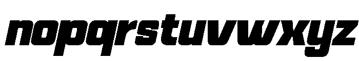 Mazestic-BlackItalic Font LOWERCASE