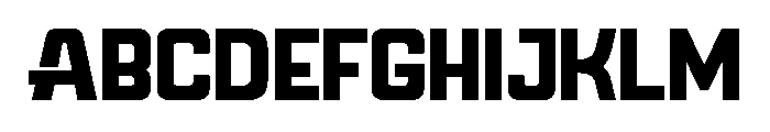Mazestic-Bold Font UPPERCASE