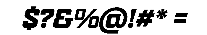 Mazestic-ExtraBoldItalic Font OTHER CHARS