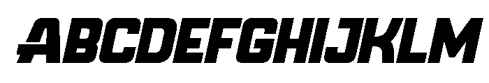 Mazestic-ExtraBoldItalic Font UPPERCASE