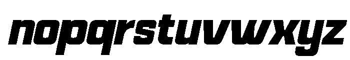 Mazestic-ExtraBoldItalic Font LOWERCASE