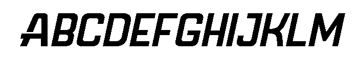 Mazestic-MediumItalic Font UPPERCASE