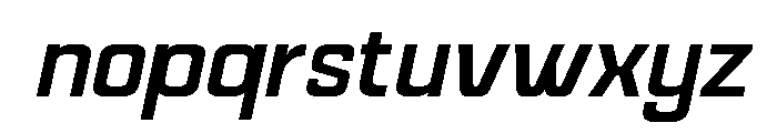 Mazestic-MediumItalic Font LOWERCASE
