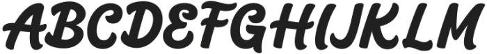 MACHY-Regular otf (400) Font UPPERCASE