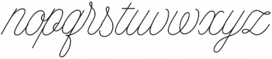 MADE Florence Script otf (400) Font LOWERCASE