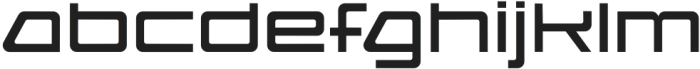 MADENZ Regular otf (400) Font LOWERCASE