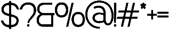 MAFFIDE Extra Light otf (200) Font OTHER CHARS