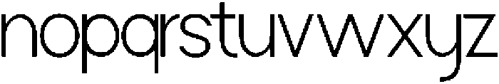 MAFFIDE Thin otf (100) Font LOWERCASE