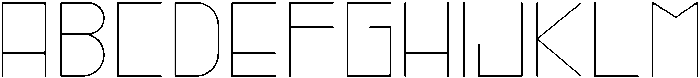 MAGELO Regular otf (400) Font UPPERCASE