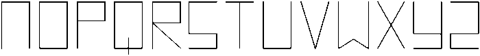 MAGELO Regular otf (400) Font UPPERCASE