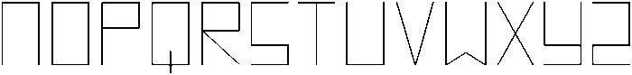 MAGELO Regular otf (400) Font LOWERCASE