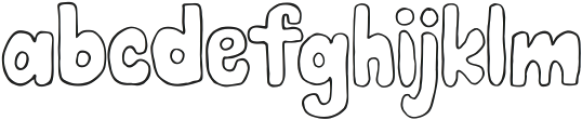 MAGIC WORLD LINE otf (400) Font LOWERCASE