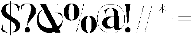 MAGLENZ-Bold otf (700) Font OTHER CHARS