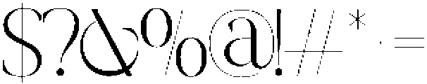 MAGLENZ Extra Light otf (200) Font OTHER CHARS