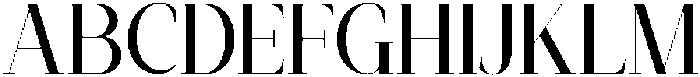 MAGLENZ Medium otf (500) Font UPPERCASE