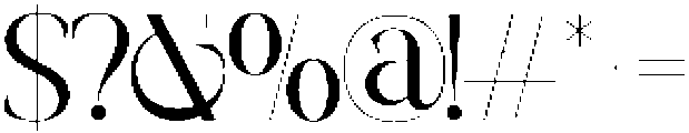 MAGLENZ-Regular otf (400) Font OTHER CHARS