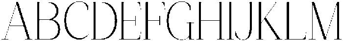 MAGLENZ Thin otf (100) Font UPPERCASE
