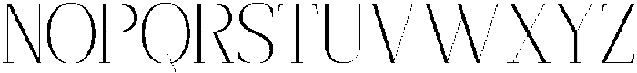MAGLENZ Thin otf (100) Font UPPERCASE