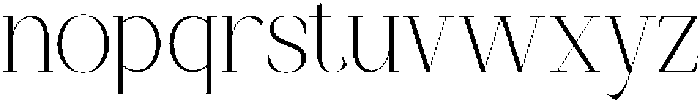MAGLENZ Thin otf (100) Font LOWERCASE
