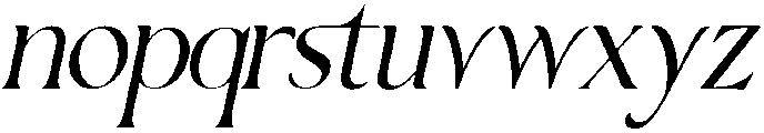 MAJESTY Regular otf (400) Font LOWERCASE