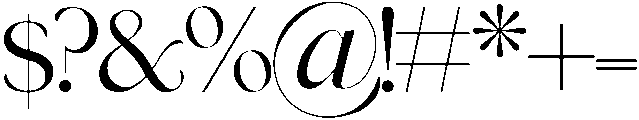 MAJESTY Regular otf (400) Font OTHER CHARS