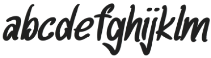 MAKE-IT-BETTER Regular otf (400) Font LOWERCASE