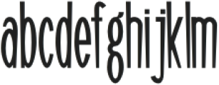 MAKHITEN Regular otf (400) Font LOWERCASE