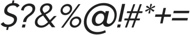 MANDISA Thin Italic otf (100) Font OTHER CHARS