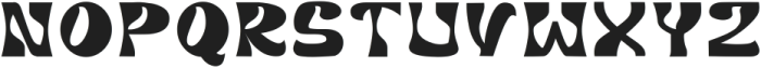 MANDOW Regular ttf (400) Font UPPERCASE