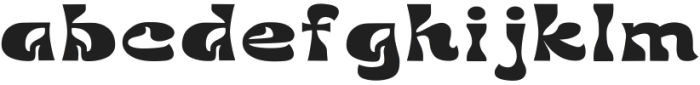 MANDOW Regular ttf (400) Font LOWERCASE