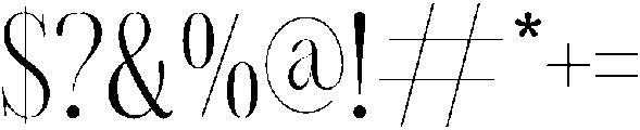 MANISE Regular otf (400) Font OTHER CHARS
