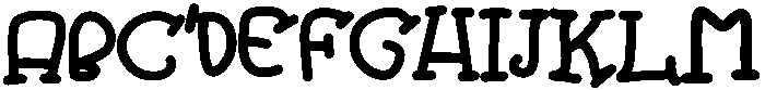 MARCH Regular otf (400) Font UPPERCASE