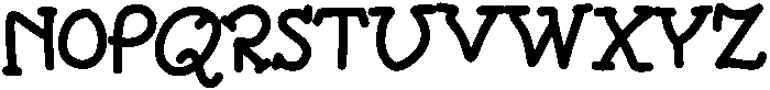 MARCH Regular otf (400) Font UPPERCASE