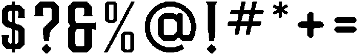 MARLIN Regular otf (400) Font OTHER CHARS