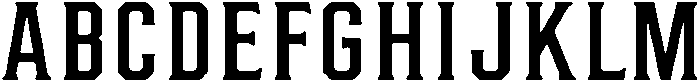 MARLIN Regular otf (400) Font UPPERCASE