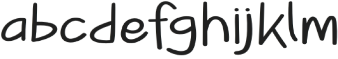 MASHUP Regular otf (400) Font LOWERCASE