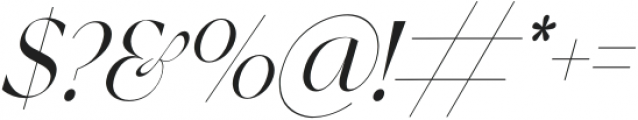 MATIOTTELEGANTFONT-Italic otf (400) Font OTHER CHARS