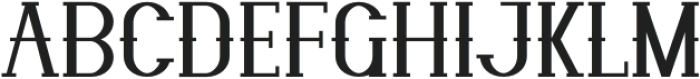 MAUNED Regular otf (400) Font UPPERCASE