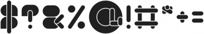 MAXIMUM KILOMETER-inside otf (400) Font OTHER CHARS