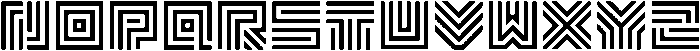 MAZE Regular otf (400) Font UPPERCASE