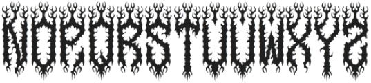 MAZER METAL otf (400) Font LOWERCASE