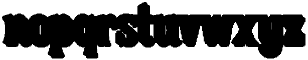 Mañana Regular Shadow otf (400) Font LOWERCASE