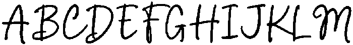 MableLane-Regular otf (400) Font UPPERCASE