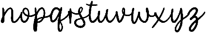MableLane-Regular otf (400) Font LOWERCASE