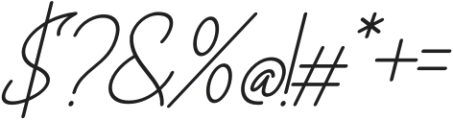 Mabohys Italic otf (400) Font OTHER CHARS