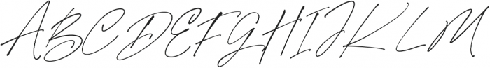Mabrick Signature otf (400) Font UPPERCASE